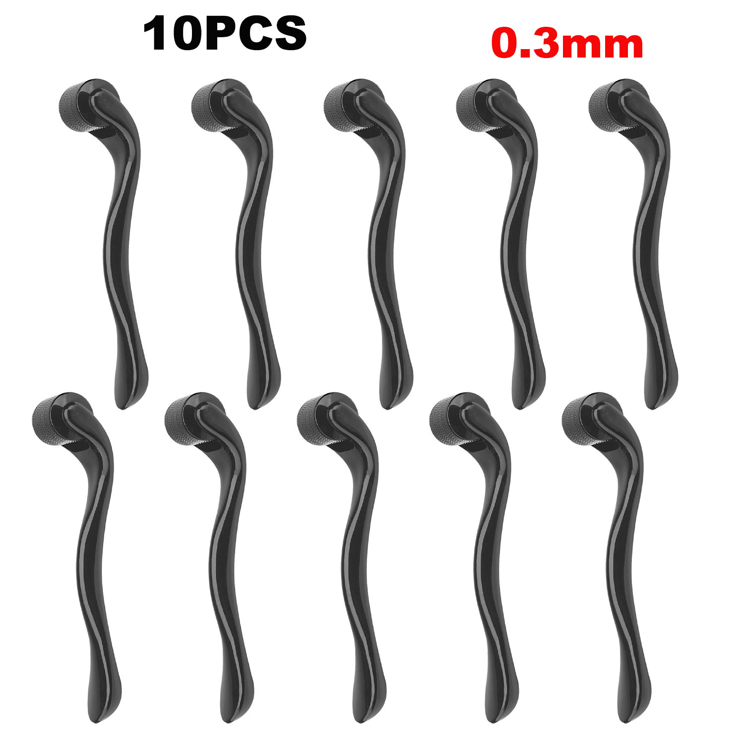 Derma Roller 0.25 - 2PCS/5PCS/10PCS Volle Schwarz 540 Nadeln für