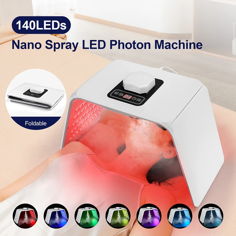 Spa & Wellness Jura Resort Centre De Loisirs Des Franches Montagnes - 7-Farben-LED-Photonen-Schönheitsmaske, feuchtigkeitsspendendes Nano-Spray für Gesicht und