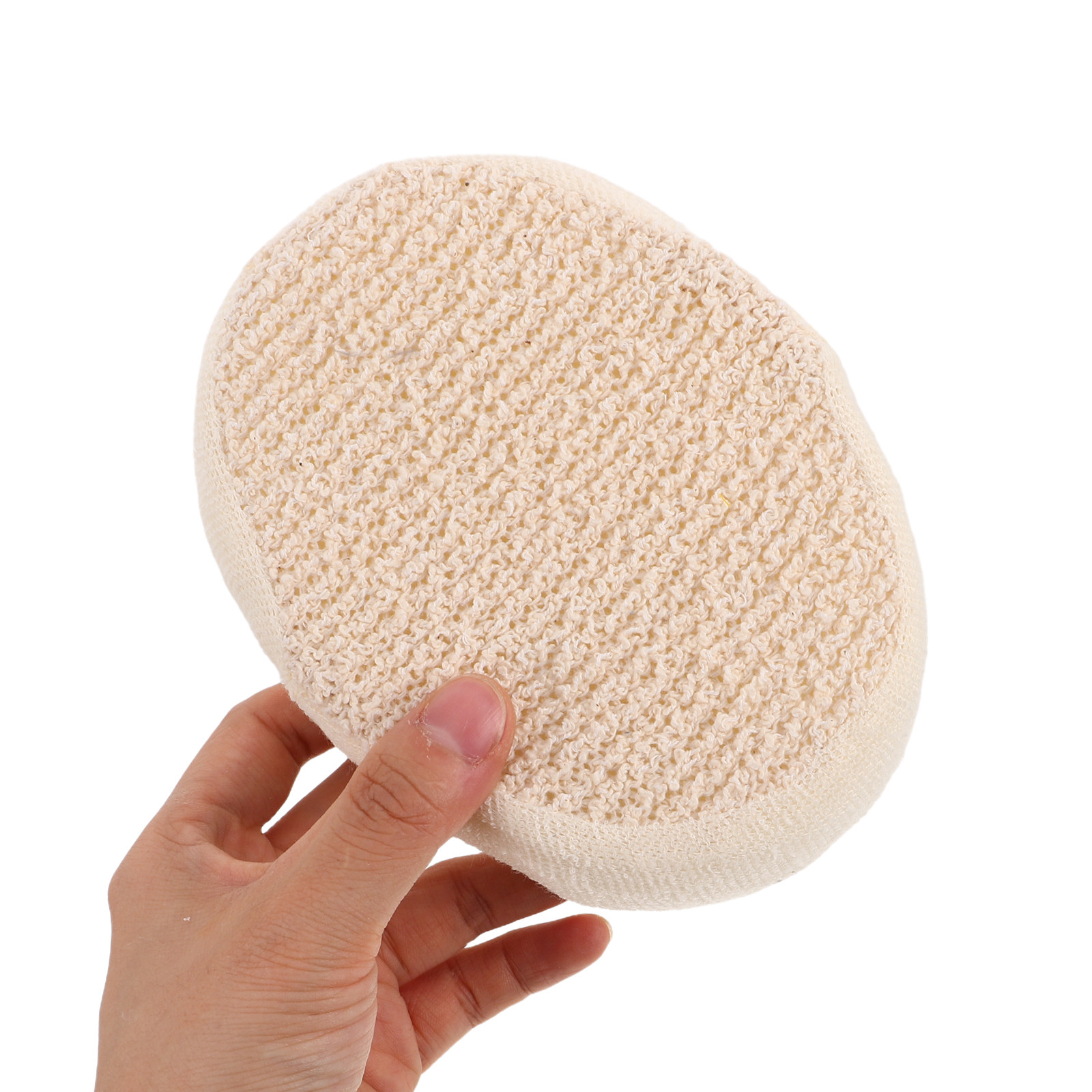Body Loofah Natural - 2 Stück Natürlicher Sisal-Luffa-Körperschwamm, Ovale Form,