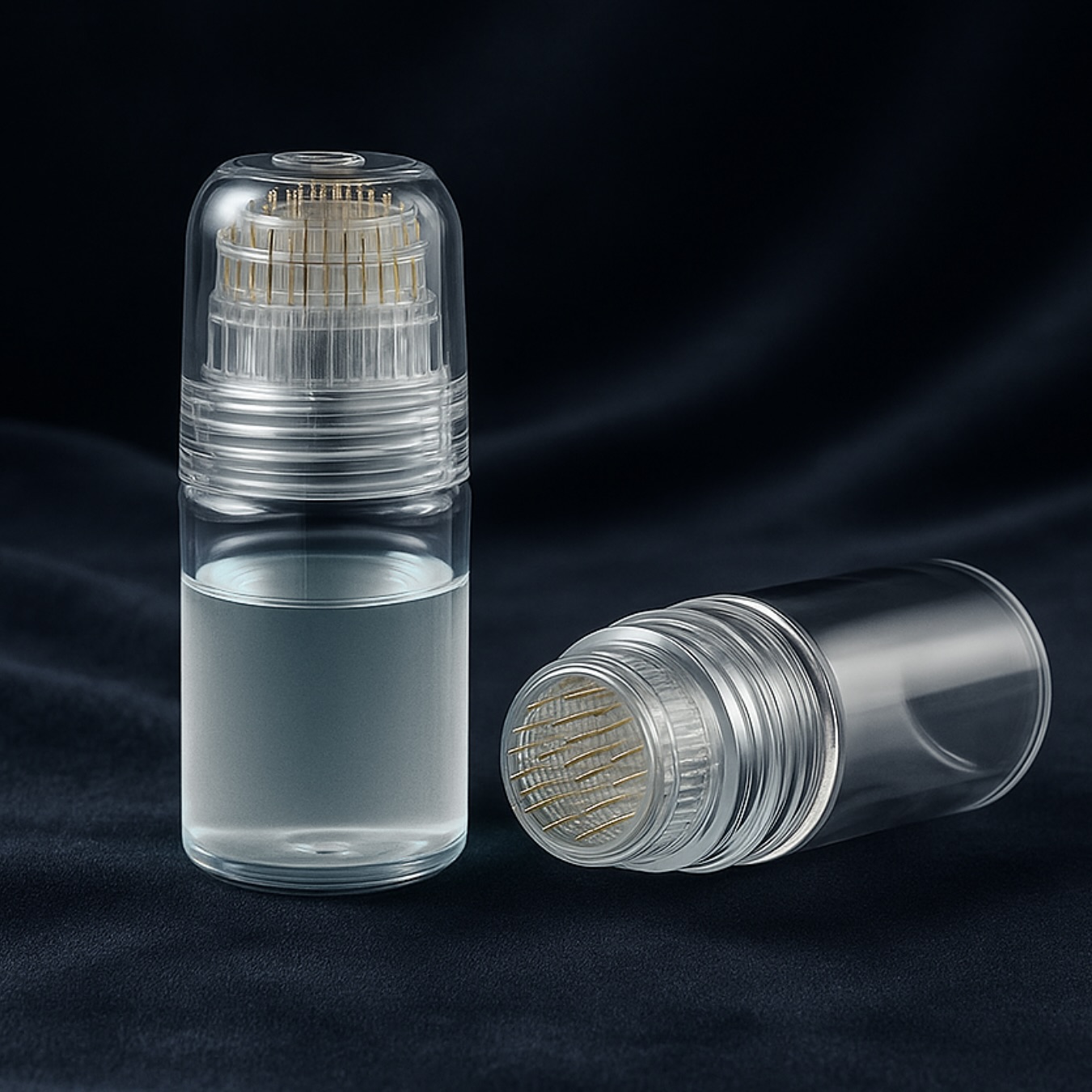 Derma Roller 0.25 - 1 Stück Titan-Dermaroller, 20-Nadel-Hautstempel-Serum-Applikator - Hydra-Mikronadel,