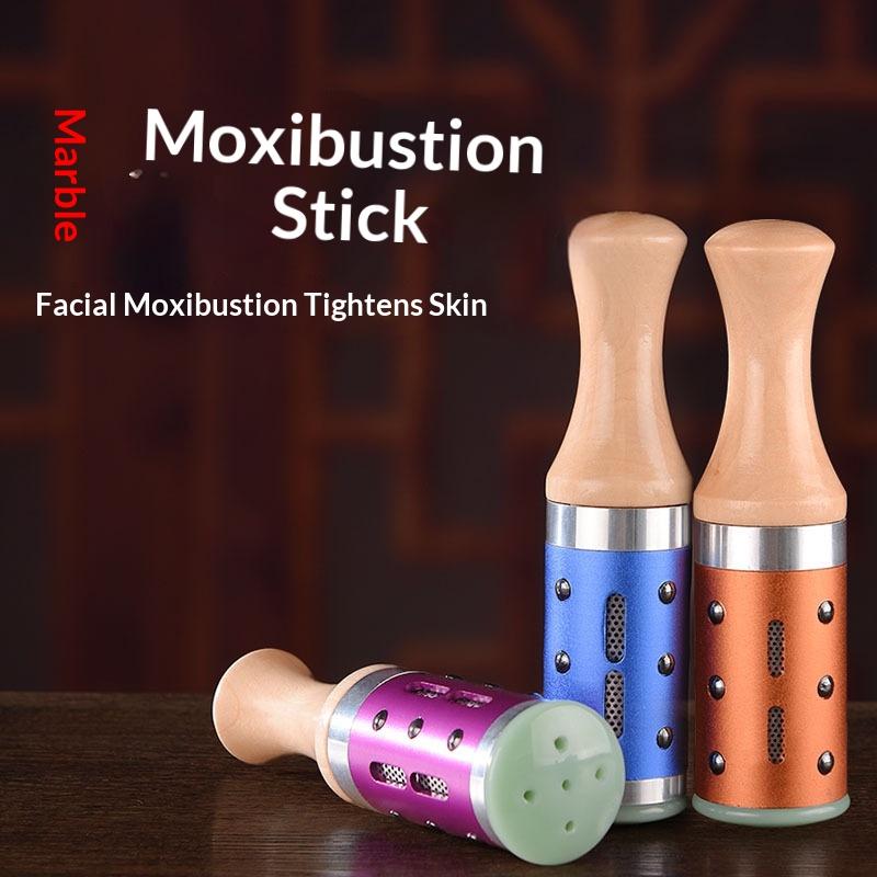 Spa Wellness Locations - 1 Set Jade-Moxibustionsstab mit 360-Grad-Rotation, Massagefunktion