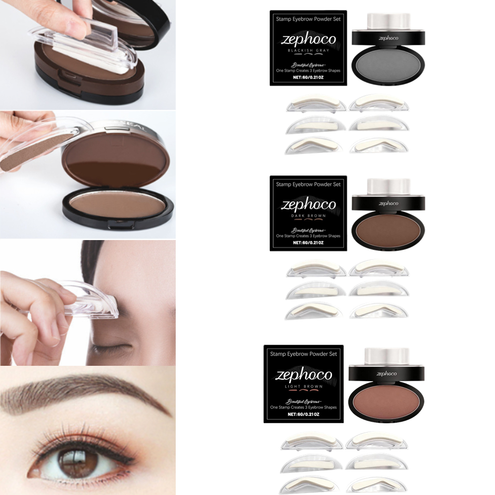 Brow Lamination Kit - Natürliches Augenbrauen-Puder-Stempel-Set Wasserfester Stempel Professionelles Make-up-Tool