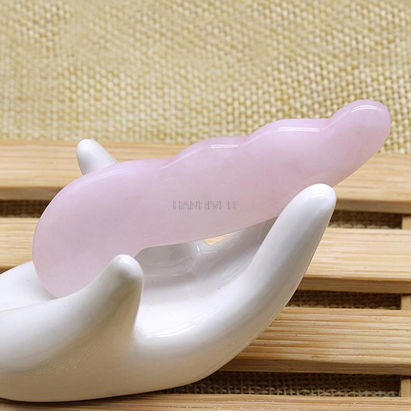 Natürliche Rose Quarz Jade Gua – Gua Sha Tool Rose Quartz Bewertung und Preis