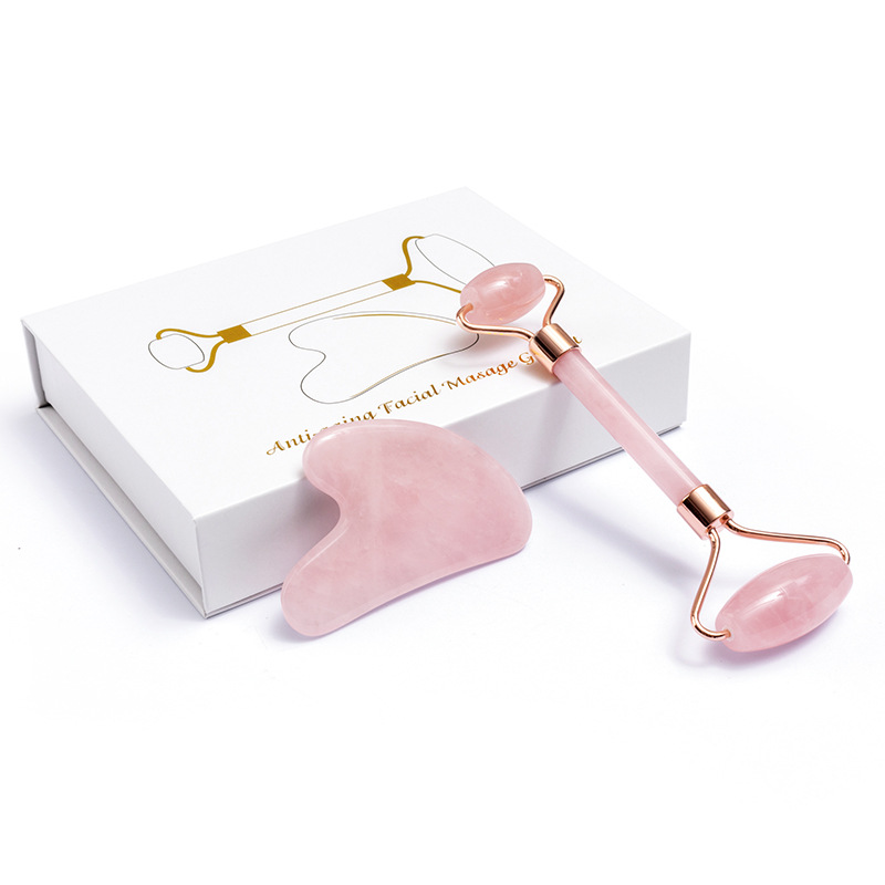 Natürliche Rose Quartz Jade Ro – Gua Sha Tool Rose Quartz Bewertung und Preis