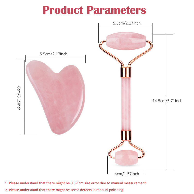 Natürliche Rose Quartz Jade Ro – Gua Sha Tool Rose Quartz Bewertung und Preis