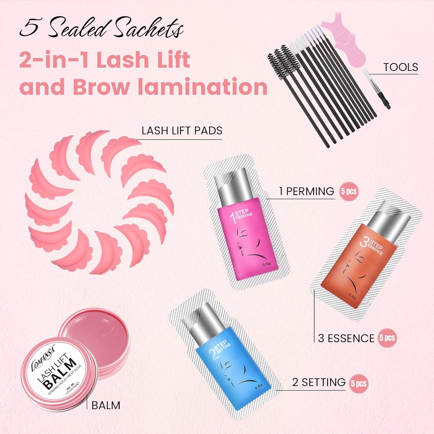 Lomansa Wimpernlifting-Set, Wi – Brow Lamination Kit Bewertung und Preis