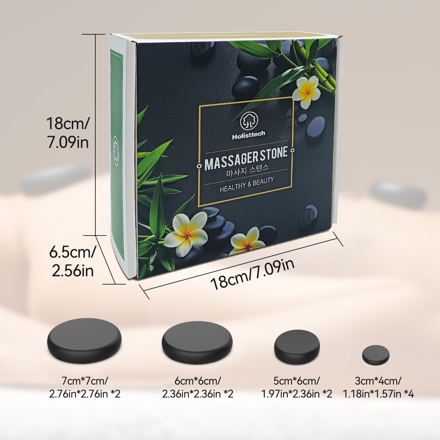 Massage-Hot-Stone-Set, 10-teil – Spa Wellness Locations Bewertung und Preis