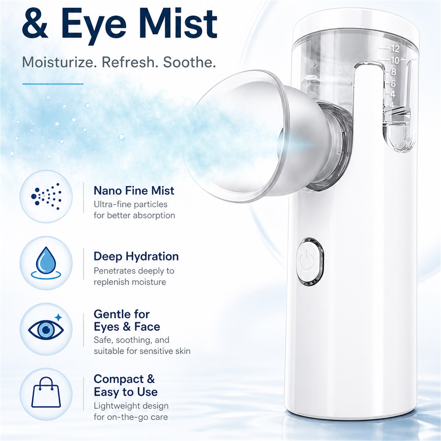 Elektrischer Augen-Nano-Sprühe – Facial Steamer Nano Bewertung und Preis