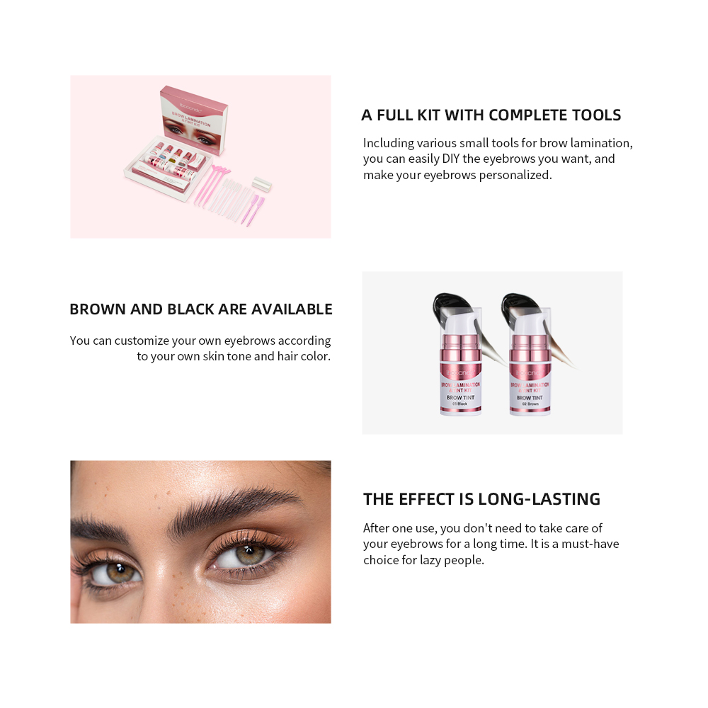 Semi-permanentes Augenbrauen-L – Brow Lamination Kit Bewertung und Preis