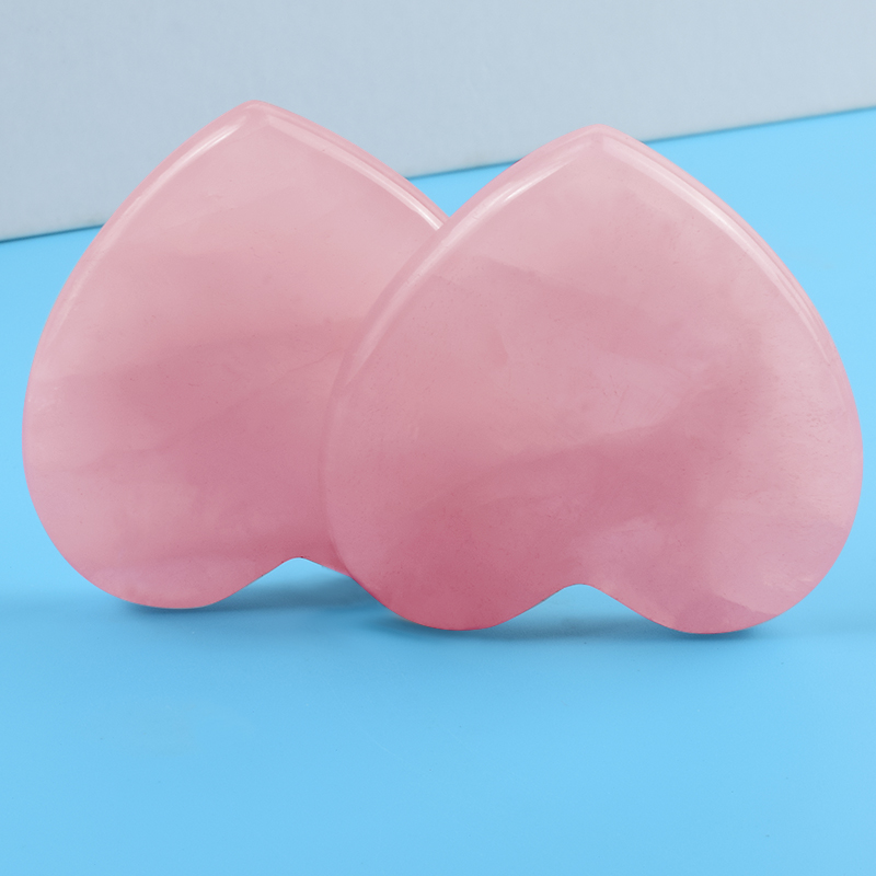 Rosenquarz Herzform Gesichts p – Gua Sha Tool Rose Quartz Bewertung und Preis